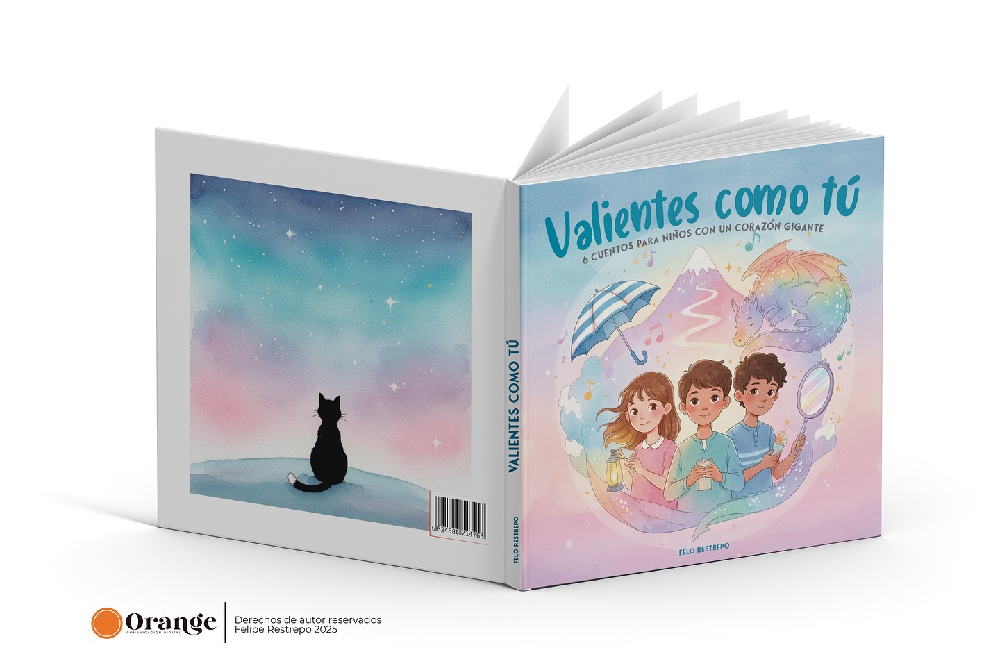 Diseño editorial del libro de cuentos Valientes como tú. 

Versión Ebook y versión impresa.

Muy pronto en librerías de España.

#orangecomunicaciondigital #branding #marketing #editorial